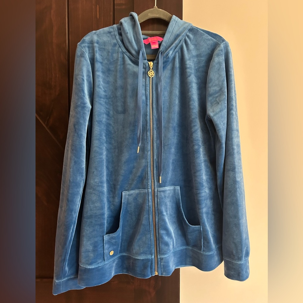 Blue Jacket with Hoodie